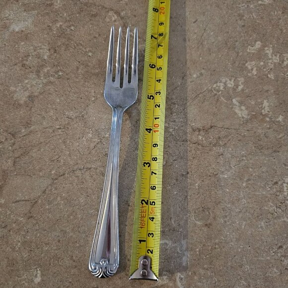 Lot of 4 Gorham WINFIELD Salad Forks 6 7/8" Glossy 18/8 Stainless Flatware - Picture 4 of 5